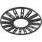 Ekena Millwork Hale Architectural Grade PVC Pierced Ceiling Medallion, Nickel, 32"OD x 11 5/8"ID x 1"P CMPP32HHSNI - alternate 5